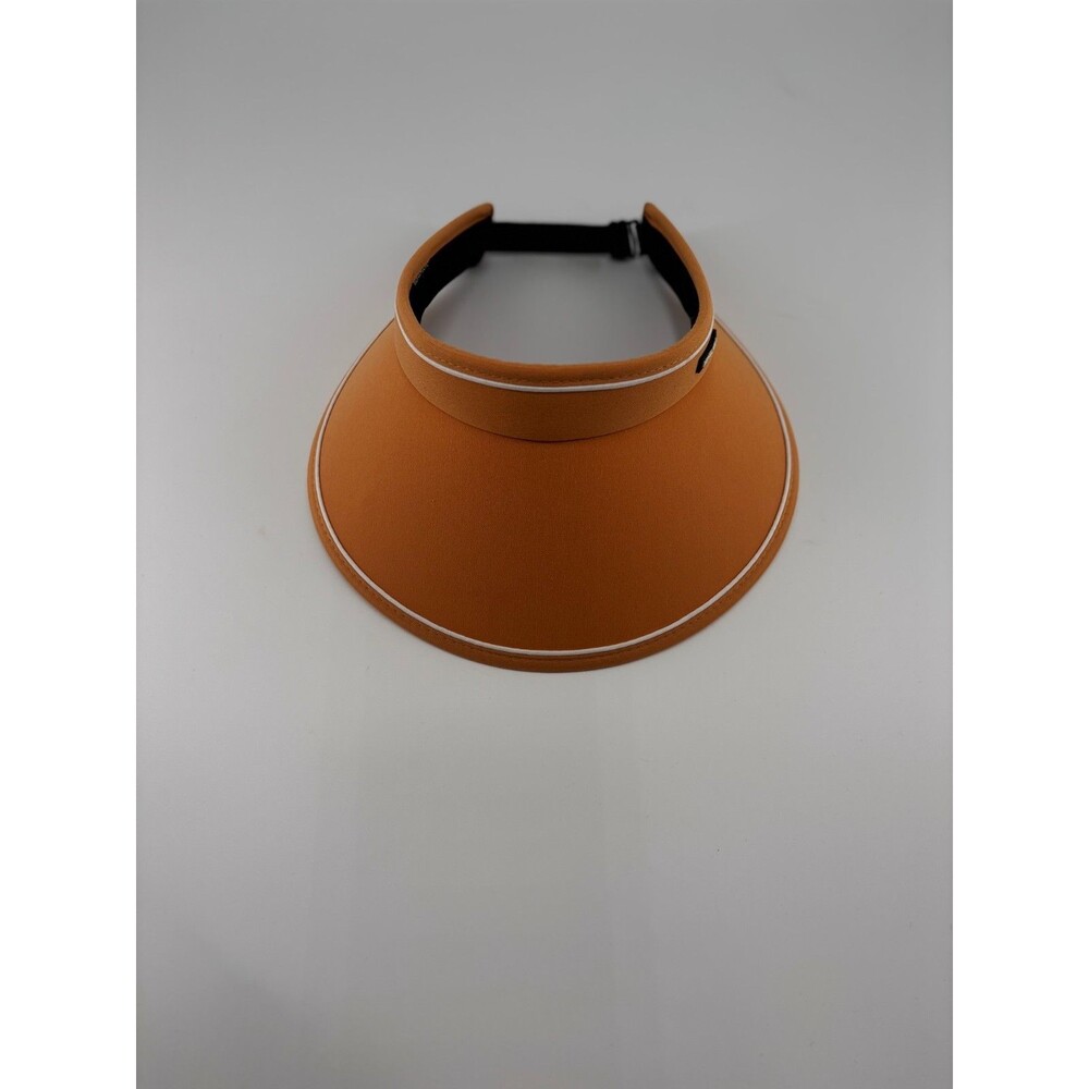 Menglagla Wide Brim Sun Visor Hat Women Orange Adjustable UV Protection Sport